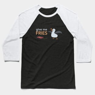 Give Me Fries Baseball T-Shirt